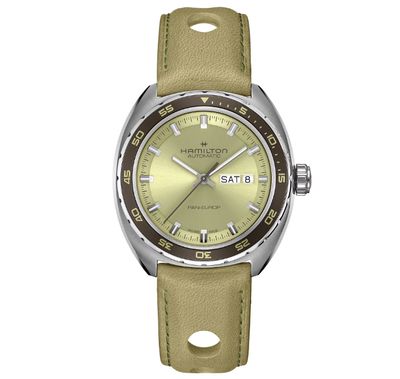 HAMILTON - AMERICAN CLASSIC PAN EUROP DAY DATE AUTO VERDE