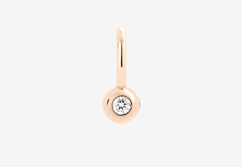 DODO CIONDOLO BOLLICINE ORO ROSA E DIAMANTE BIANCO DODO CIONDOLO BOLLICINE ORO ROSA E DIAMANTE BIANCO