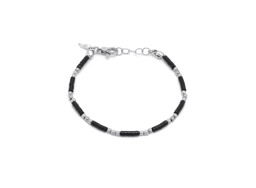 GIOVANNI RASPINI - Bracciale Onice E Dadini GIOVANNI RASPINI - Bracciale Onice E Dadini