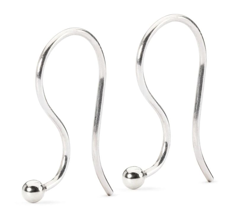 Trollbeads Orecchini Monachelle Argento