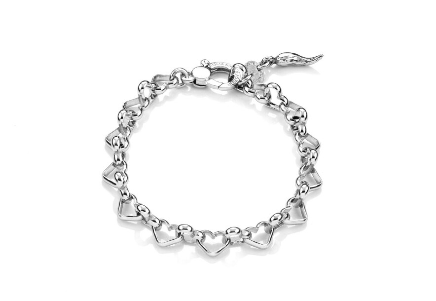 GIOVANNI RASPINI - Bracciale Catena Cuori GIOVANNI RASPINI - Bracciale Catena Cuori