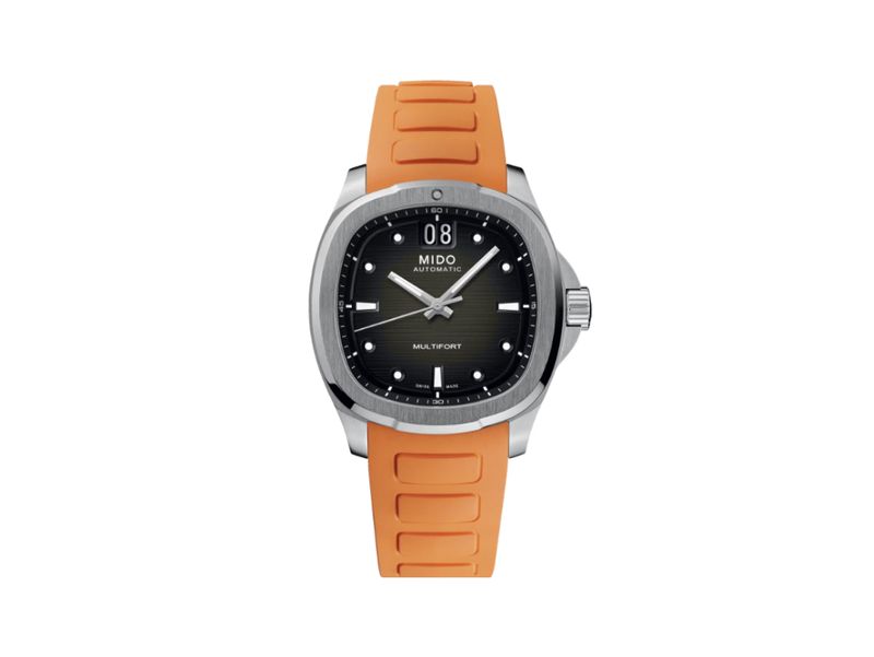MIDO - MULTIFORT TV BIG DATE GIRGIO 40MM CINTURINO IN GOMMA
