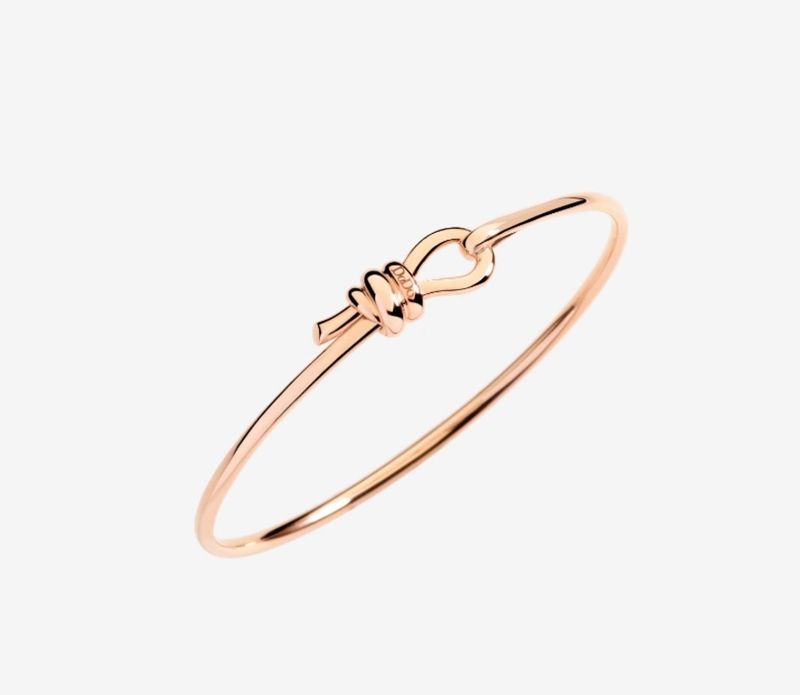 DoDo BRACCIALE BANGLE NODO ORO ROSA