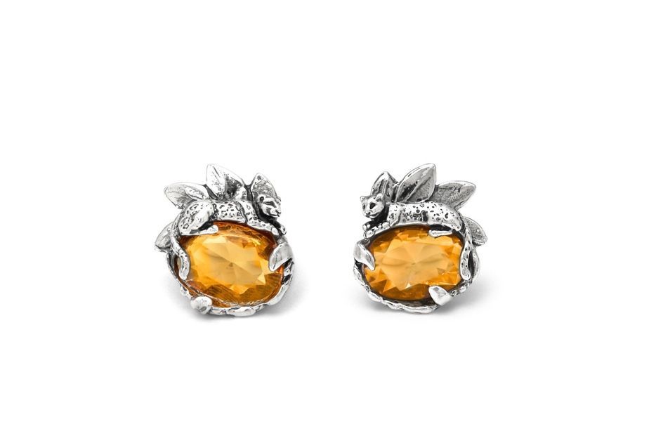 GIOVANNI RASPINI ORECCHINI LEOPARDO EDEN