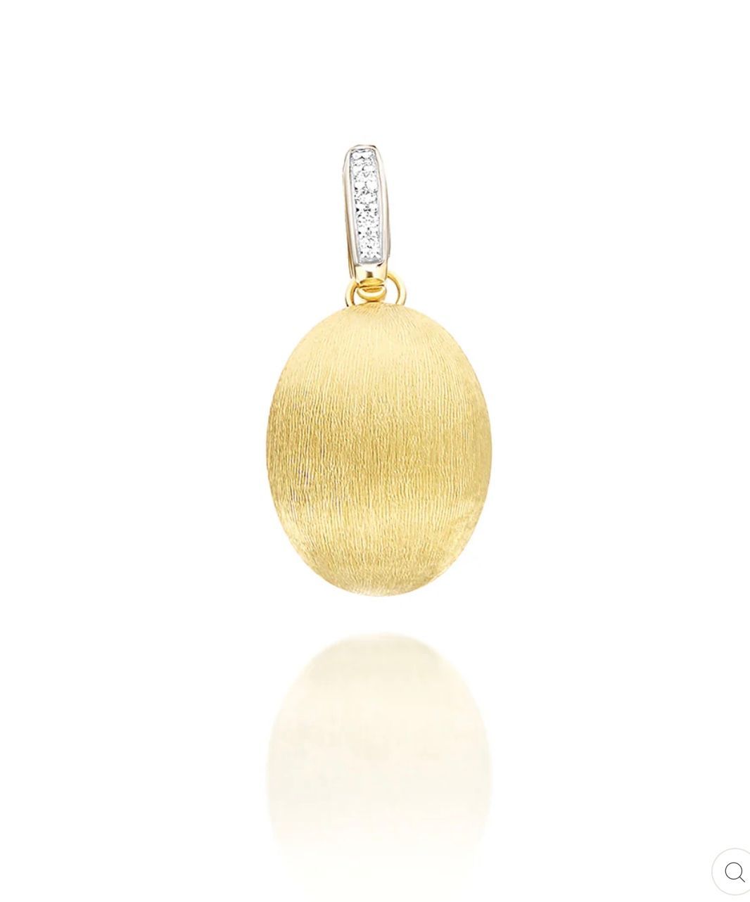 NANIS GIOIELLI CHARM BOULES ORO GIALLO E DIAMANTI - CIONDOLO 11MMx24MM NANIS GIOIELLI CHARM BOULES ORO GIALLO E DIAMANTI - CIONDOLO 11MMx24MM