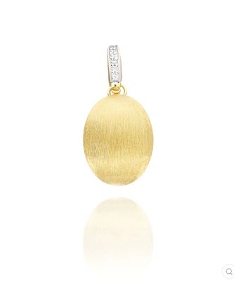 NANIS GIOIELLI CHARM BOULES ORO GIALLO E DIAMANTI - CIONDOLO 11MMx24MM NANIS GIOIELLI CHARM BOULES ORO GIALLO E DIAMANTI - CIONDOLO 11MMx24MM