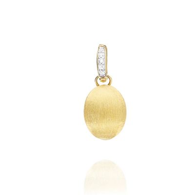 NANIS GIOIELLI CHARM BOULES ORO GIALLO E DIAMANTI - CIONDOLO 8MMx18MM NANIS GIOIELLI CHARM BOULES ORO GIALLO E DIAMANTI - CIONDOLO 8MMx18MM