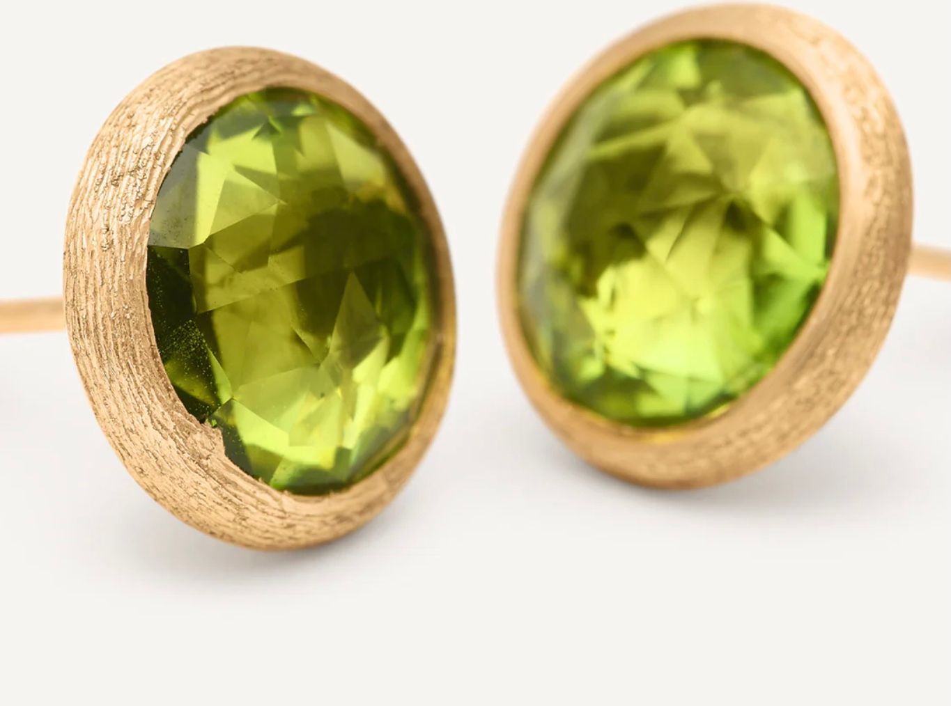 MARCO BICEGO ORECCHINI JAIPUR COLOUR ORO GIALLO E PERIDOTO TAGLIO ROSETTA MARCO BICEGO ORECCHINI JAIPUR COLOUR ORO GIALLO E PERIDOTO TAGLIO ROSETTA