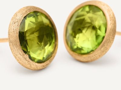 MARCO BICEGO ORECCHINI JAIPUR COLOUR ORO GIALLO E PERIDOTO TAGLIO ROSETTA MARCO BICEGO ORECCHINI JAIPUR COLOUR ORO GIALLO E PERIDOTO TAGLIO ROSETTA