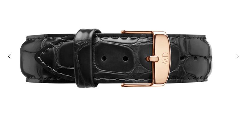 DANIEL WELLINGTON CINTURINO CLASSIC READING NERO - ORO ROSA DANIEL WELLINGTON CINTURINO CLASSIC READING NERO - ORO ROSA