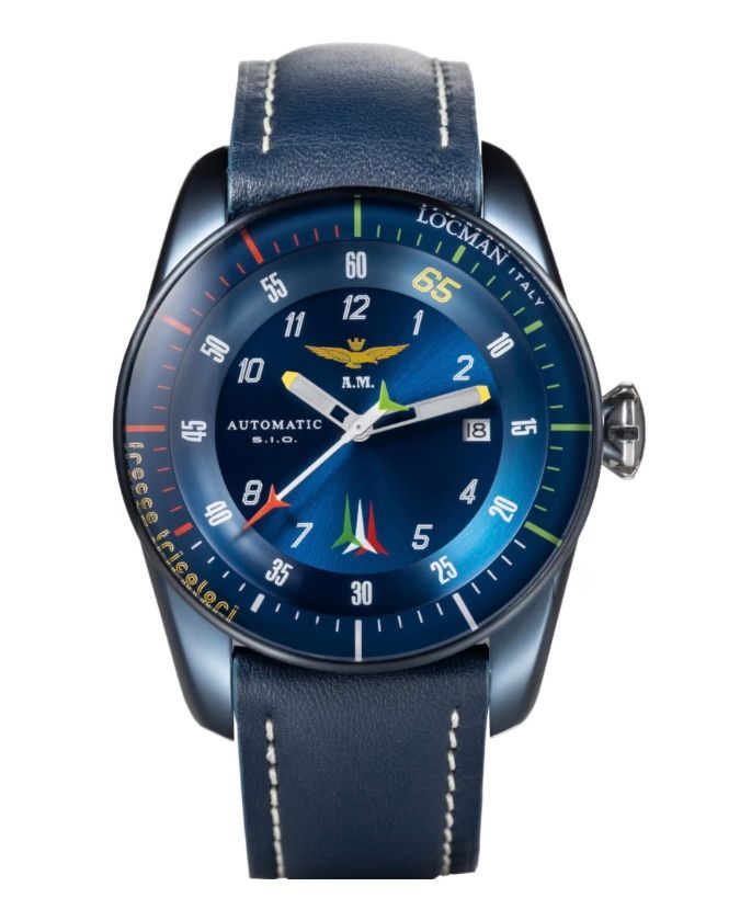LOCMAN OROLOGIO FRECCE TRICOLORI 44 MM CON TRATTAMENTO PVD BLU