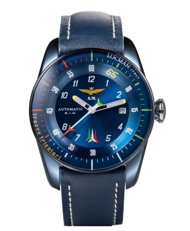LOCMAN OROLOGIO FRECCE TRICOLORI 44 MM CON TRATTAMENTO PVD BLU