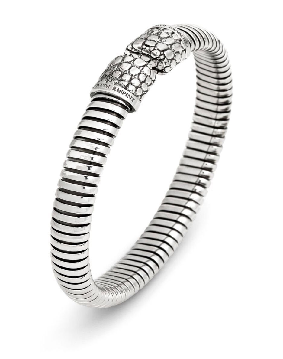 GIOVANNI RASPINI  BRACCIALE TUBOGAS CROCO PICCOLO
