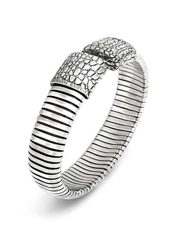 GIOVANNI RASPINI BRACCIALE TUBOGAS CROCO