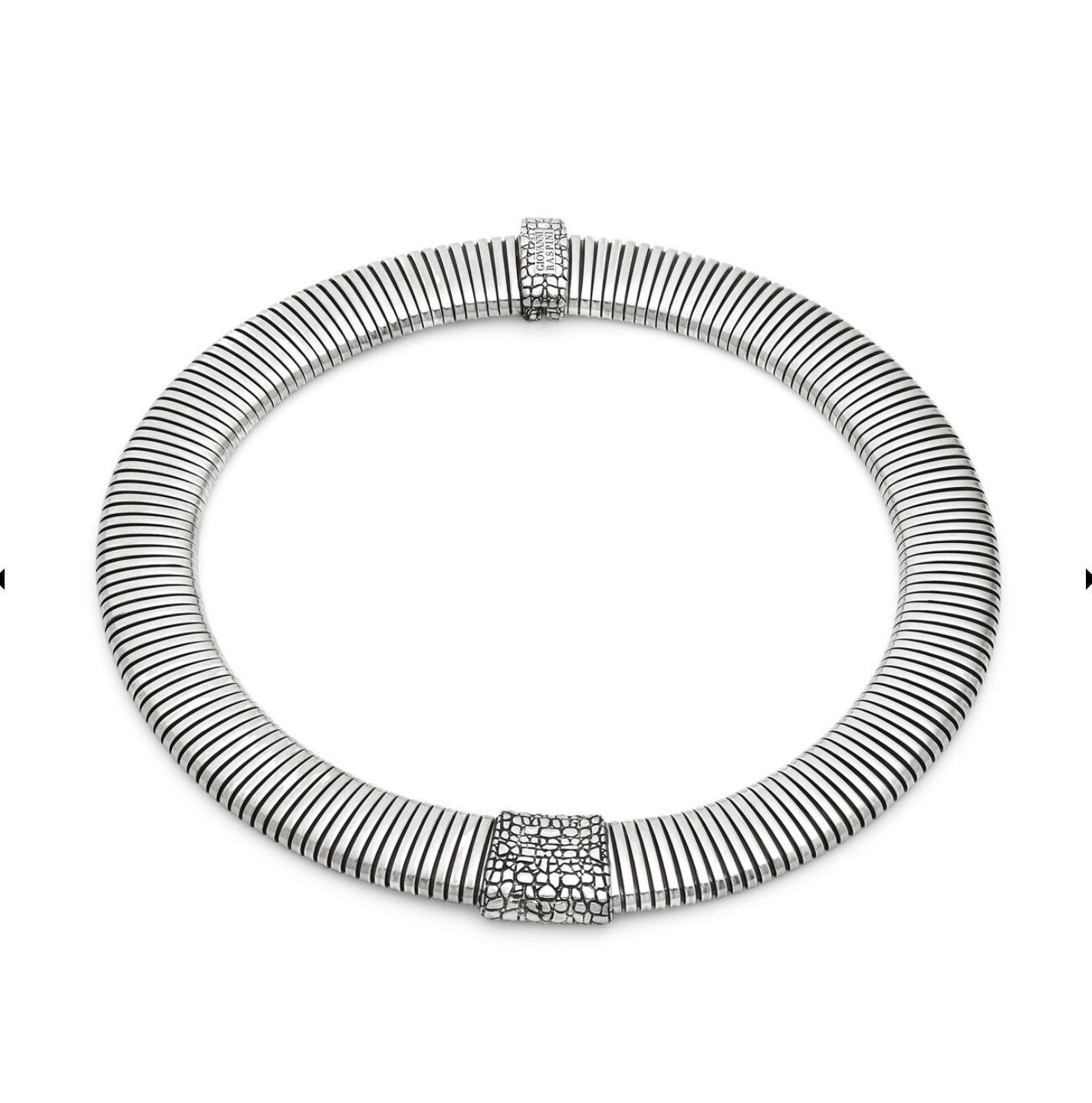 GIOVANNI RASPINI COLLANA TUBOGAS CROCO