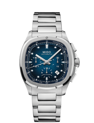 MIDO - MULTIFORT TV CHRONOGRAPH BLU 42MM CINTURINO IN ACCIAIO MIDO - MULTIFORT TV CHRONOGRAPH BLU 42MM CINTURINO IN ACCIAIO