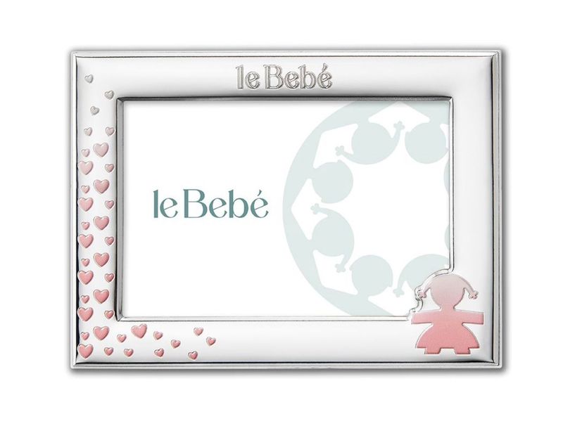LE BEBE' CORNICE SAGOMA BIMBA E CUORI