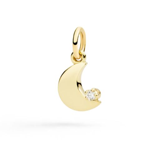 DODO CIONDOLO LUNA ORO GIALLO E DIAMANTI DODO CIONDOLO LUNA ORO GIALLO E DIAMANTI