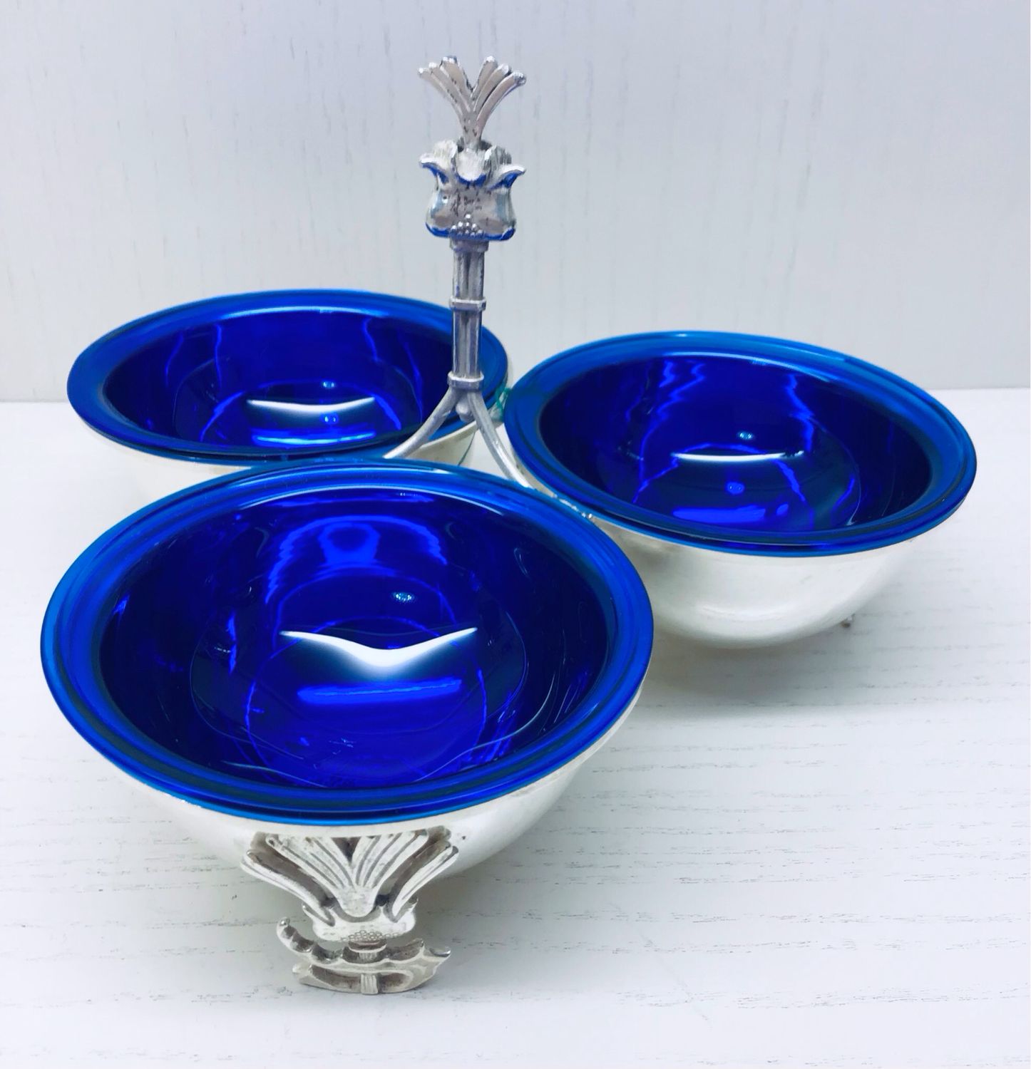 TRITTICO ARGENTO PORTA MARMELLATA