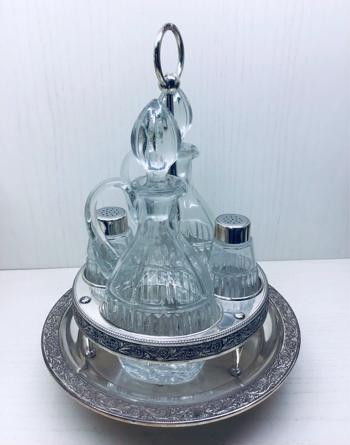 MÉNAGE TAVOLA OLIERA SILVER PLATED OGGETTO D’ EPOCA