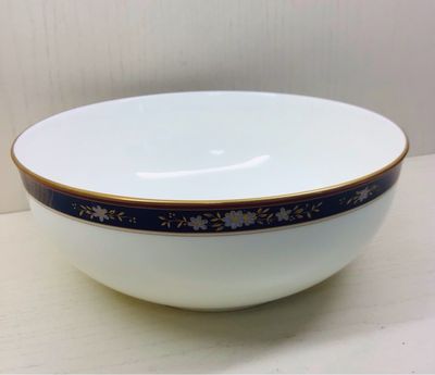 INSALATIERA CIOTOLA IN PORCELLANA BONE CHINA DECORO ORO ZECCHINO INSALATIERA CIOTOLA IN PORCELLANA BONE CHINA DECORO ORO ZECCHINO