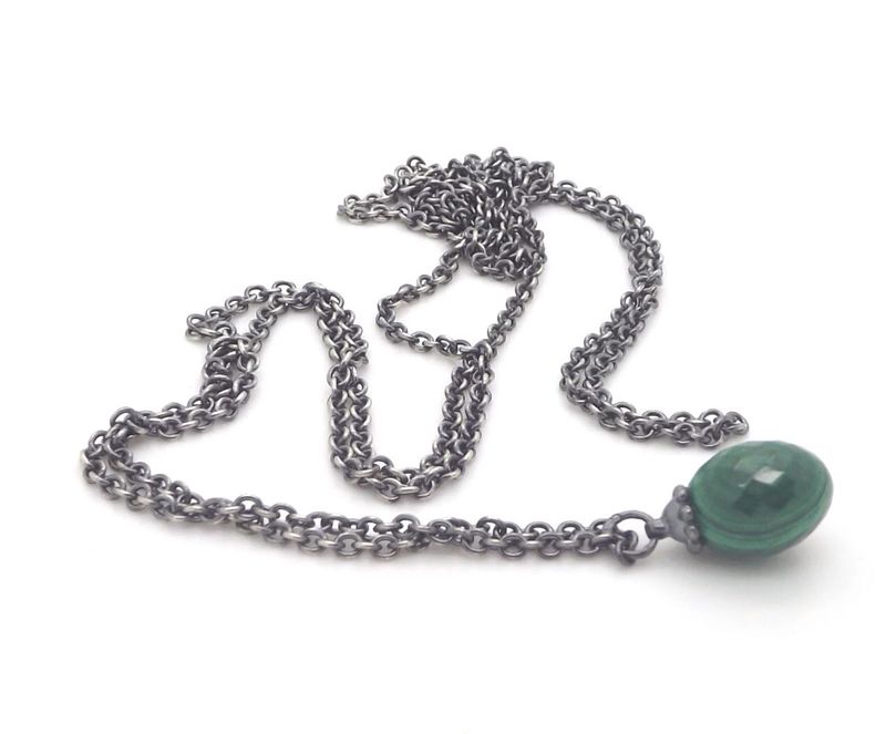 TROLLBEADS COLLANA MALACHITE