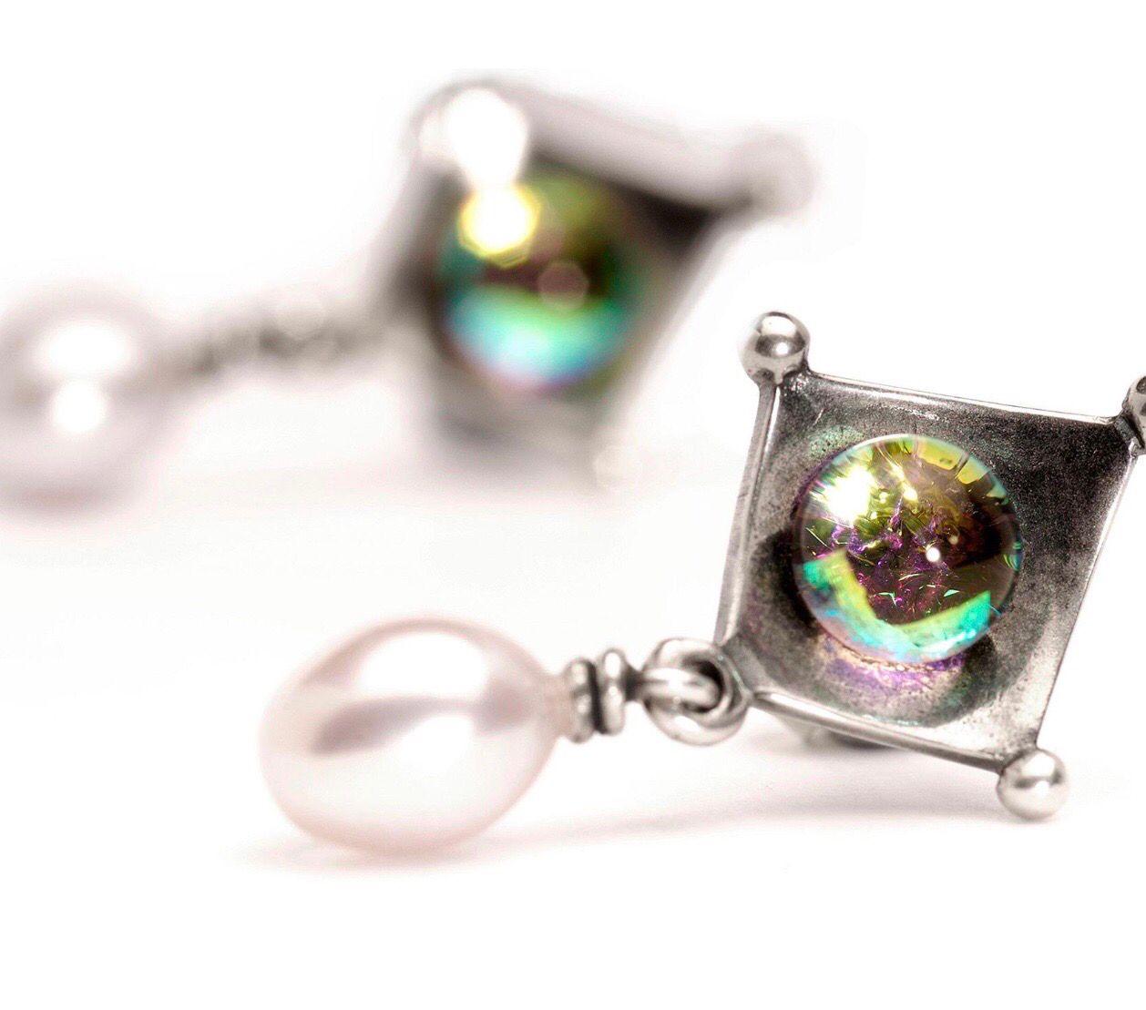 TROLLBEADS ORECCHINI PERLA