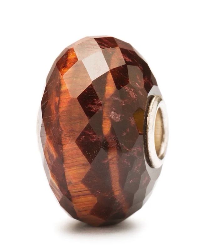 TROLLBEADS OCCHIO DI TIGRE ROSSO