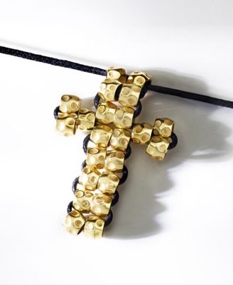 CROCE DODO GRANELLI ORO GIALLO