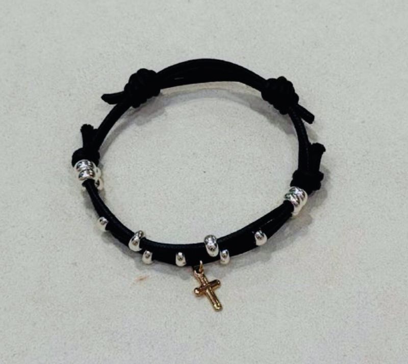 BRACCIALE DODO CORDINO RONDELLE BOLD CROCE