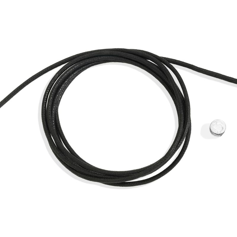 DODO MAXI CORDINO IN COTONE SPESSO NERO