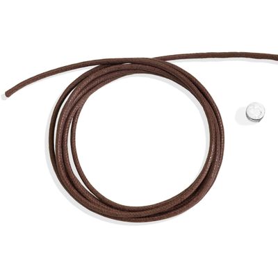 DODO MAXI CORDINO IN COTONE SPESSO MARRONE