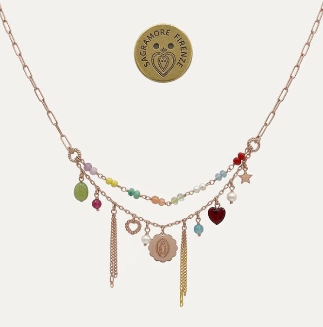 COLLANA ARGENTO SACRAMORE FIRENZE