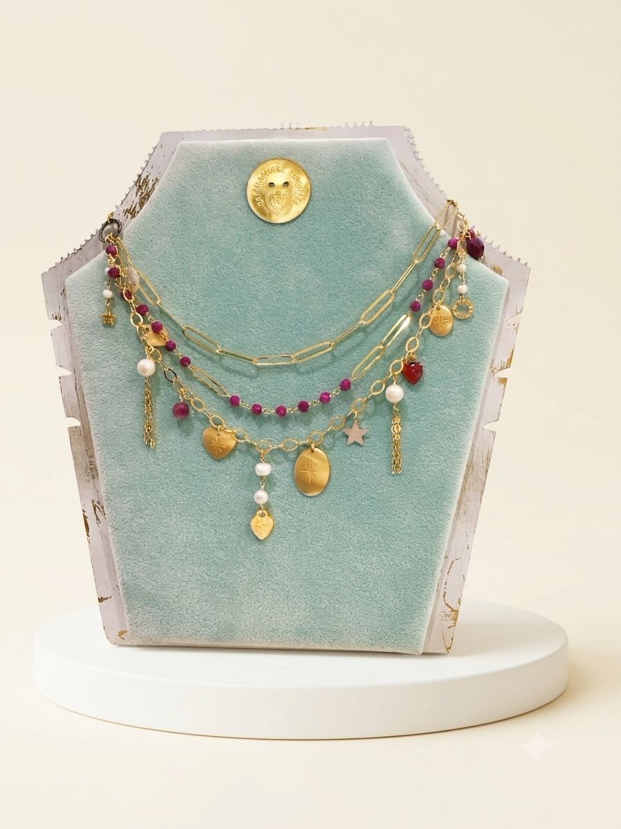 SACRAMORE FIRENZE COLLANA 3 FILI