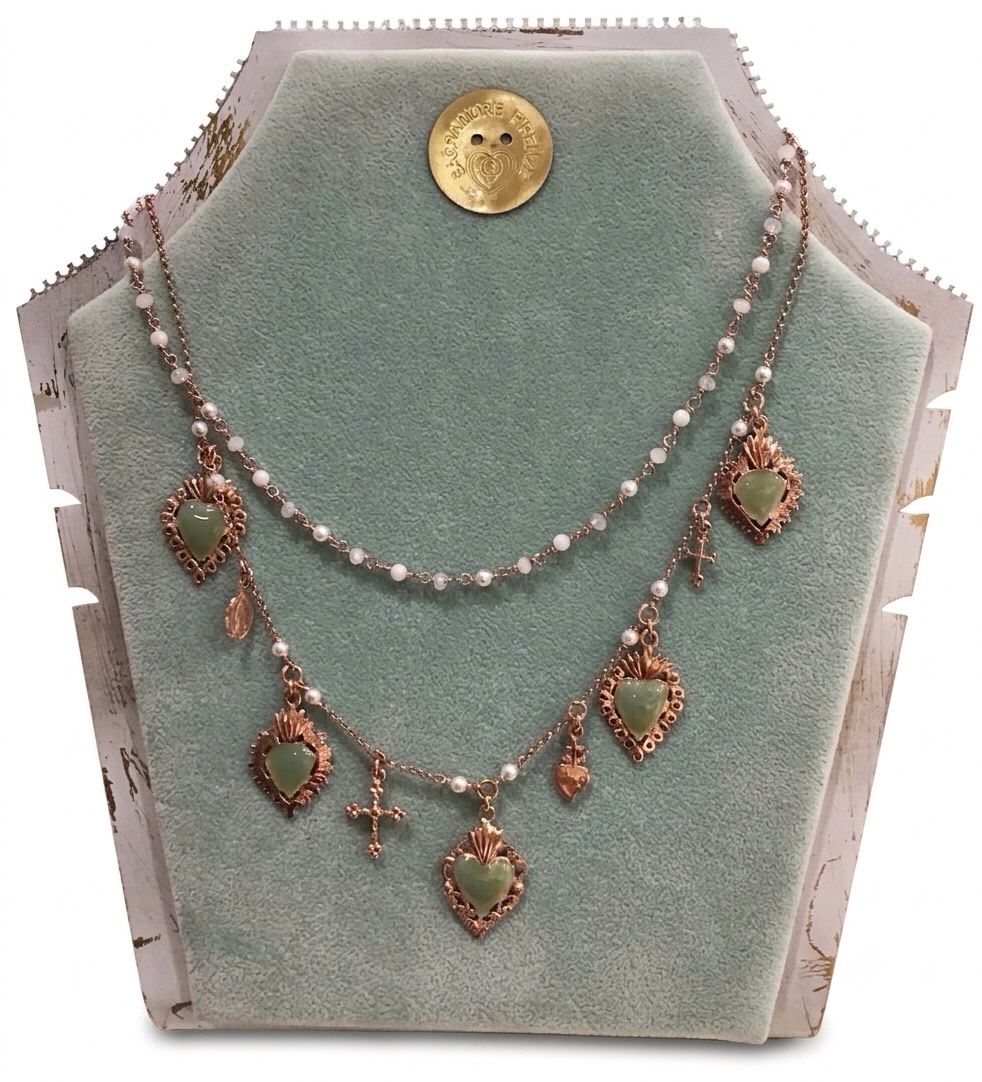 SACRAMORE FIRENZE COLLANA CUORI SACRAMORE FIRENZE COLLANA CUORI