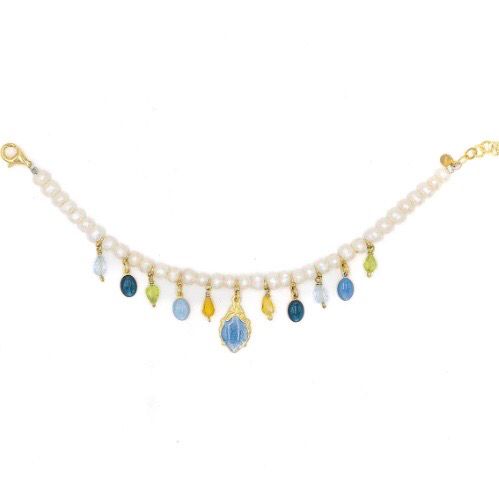 BRACCIALE PERLE E CIONDOLI SACRAMORE FIRENZE