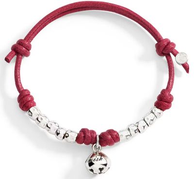 DODO BRACCIALE CORDINO E CAMPANELLA ARGENTO DODO BRACCIALE CORDINO E CAMPANELLA ARGENTO