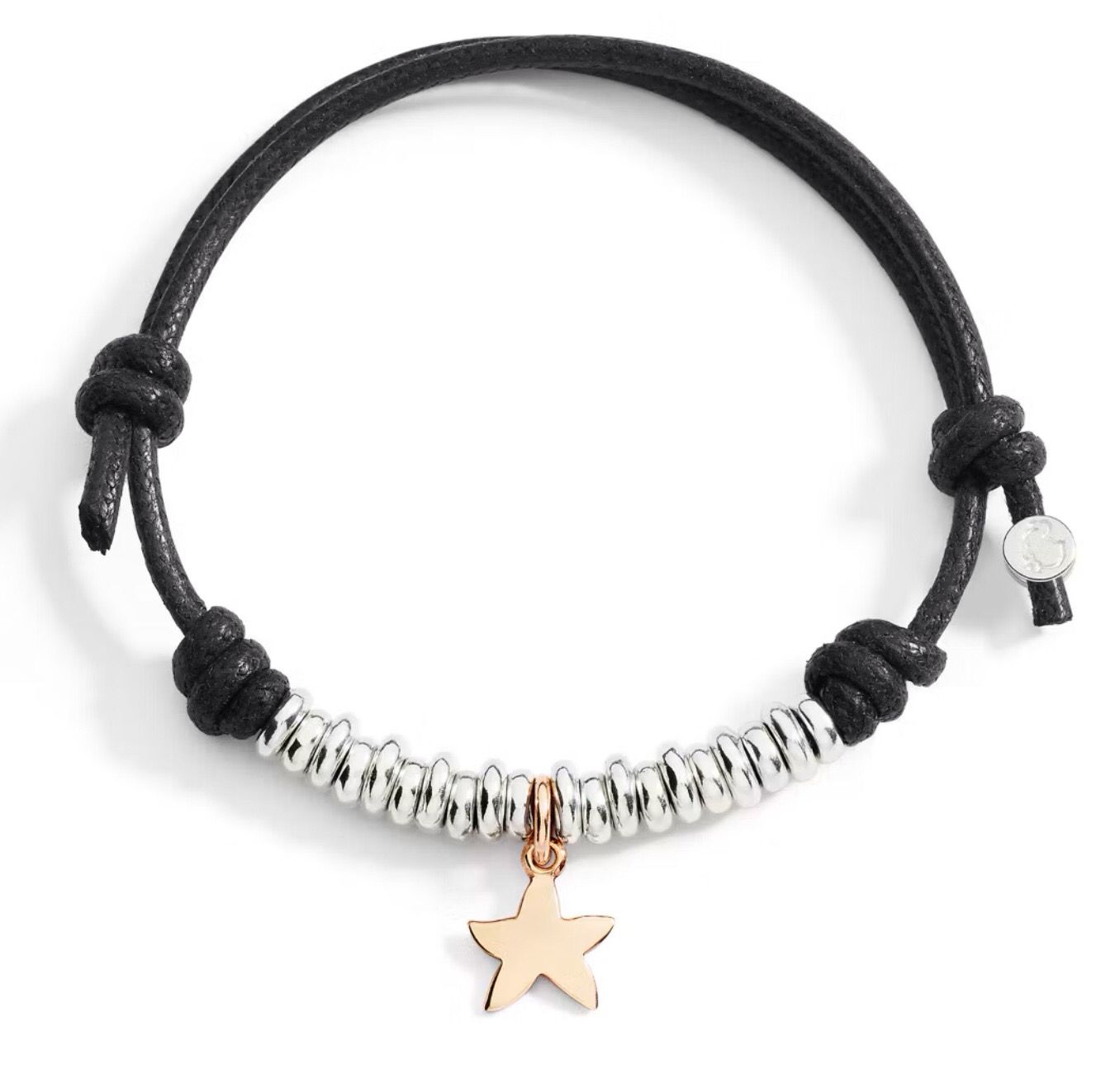 DODO BRACCIALE CORDINO STELLA ORO ROSA E RONDELLE DODO BRACCIALE CORDINO STELLA ORO ROSA E RONDELLE