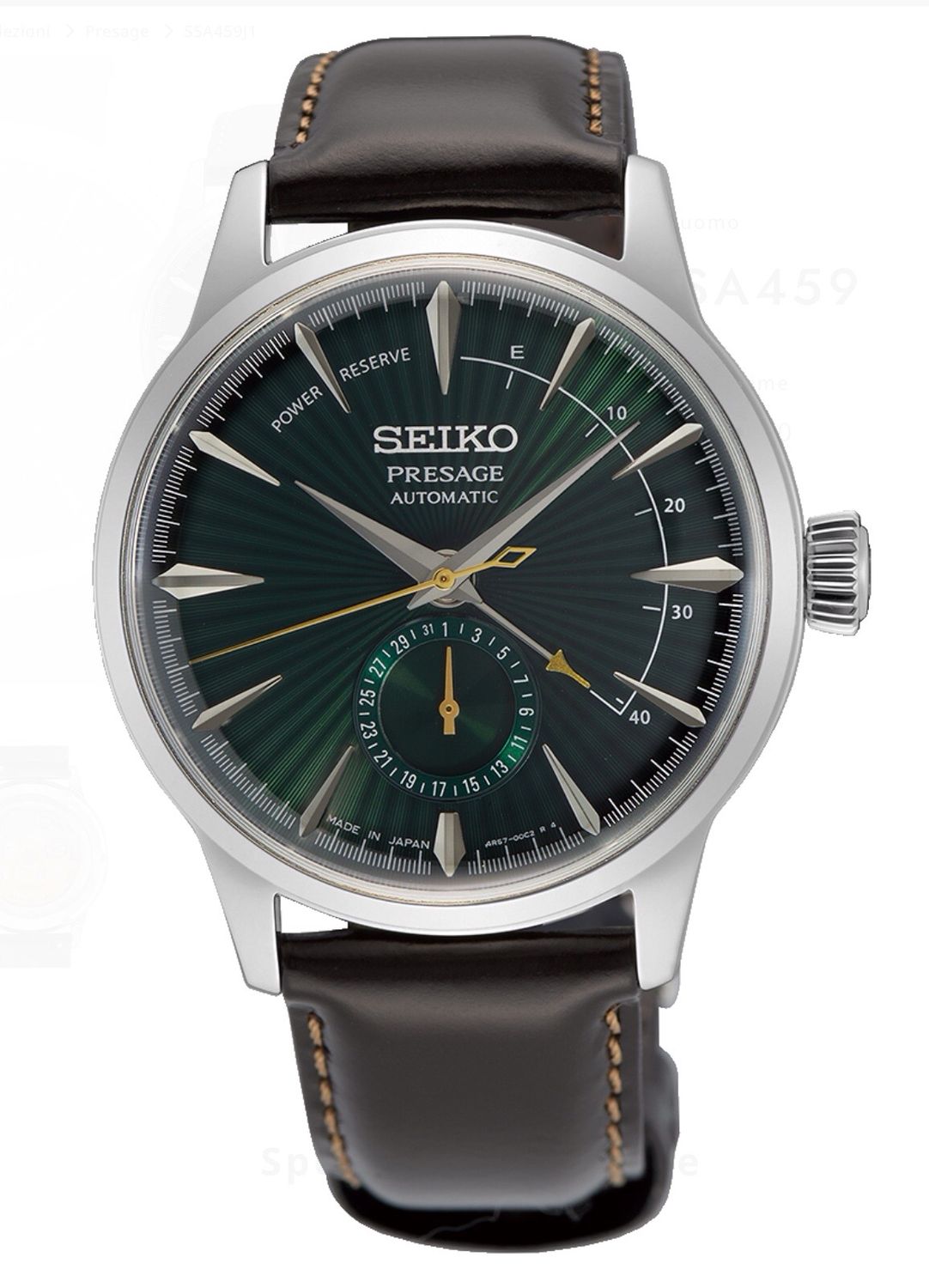 SEIKO - PRESAGE COCKTAIL TIME SSA459J1 SEIKO - PRESAGE COCKTAIL TIME SSA459J1