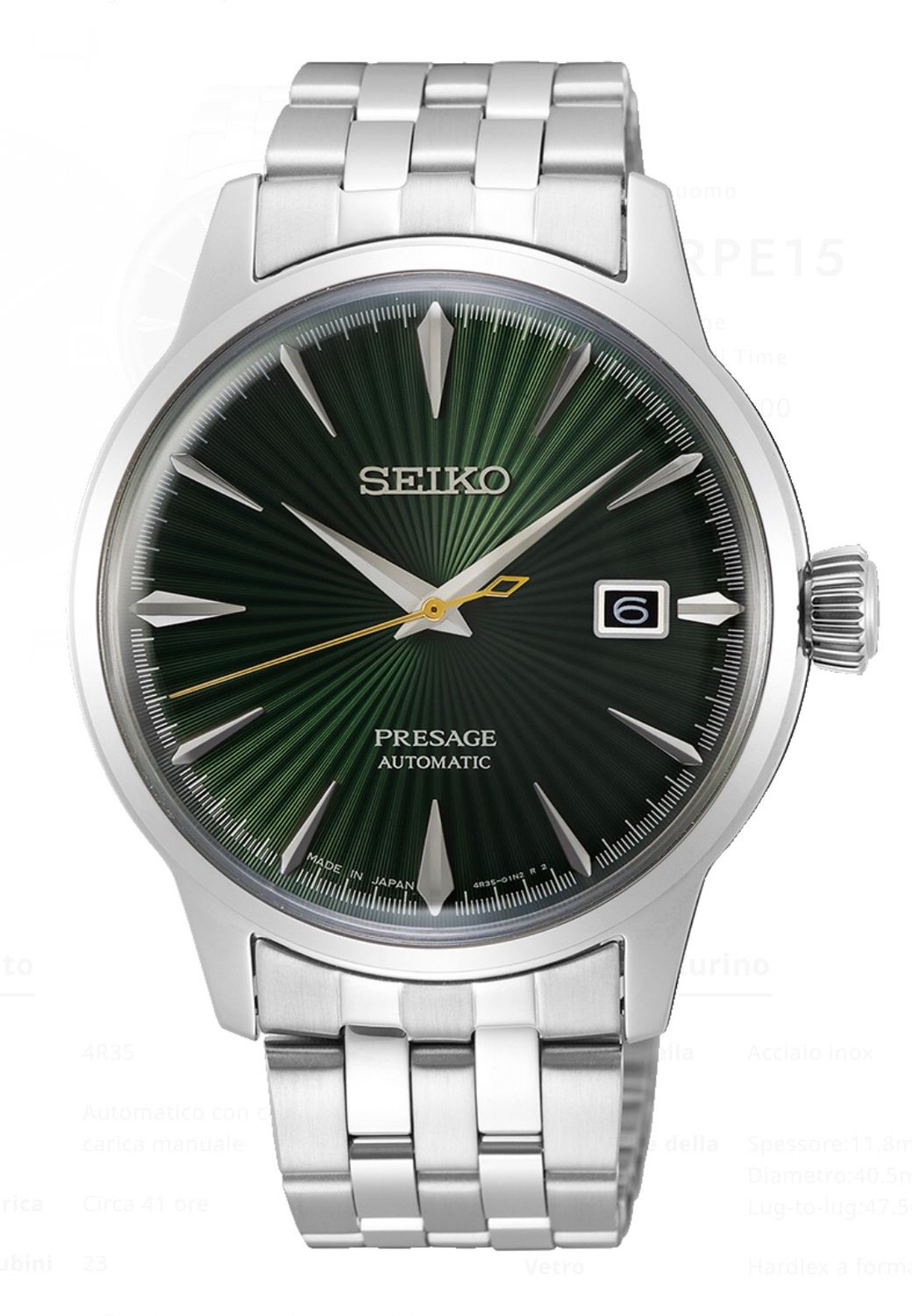 SEIKO - PRESAGE COCKTAIL TIME SRPE15J1 SEIKO - PRESAGE COCKTAIL TIME SRPE15J1