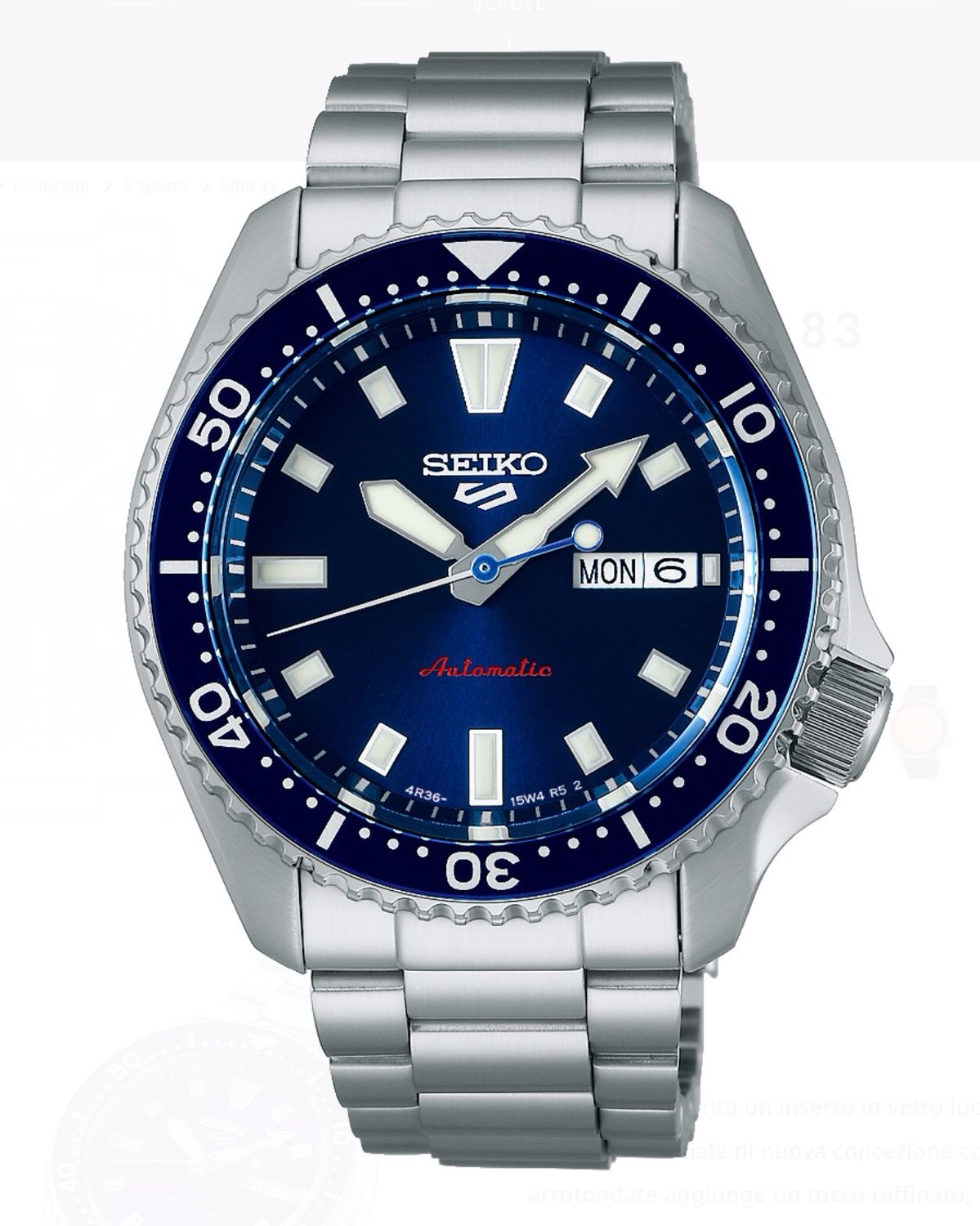 SEIKO- 5 SPORTS SKX SERIES SRPL83K1 SEIKO- 5 SPORTS SKX SERIES SRPL83K1