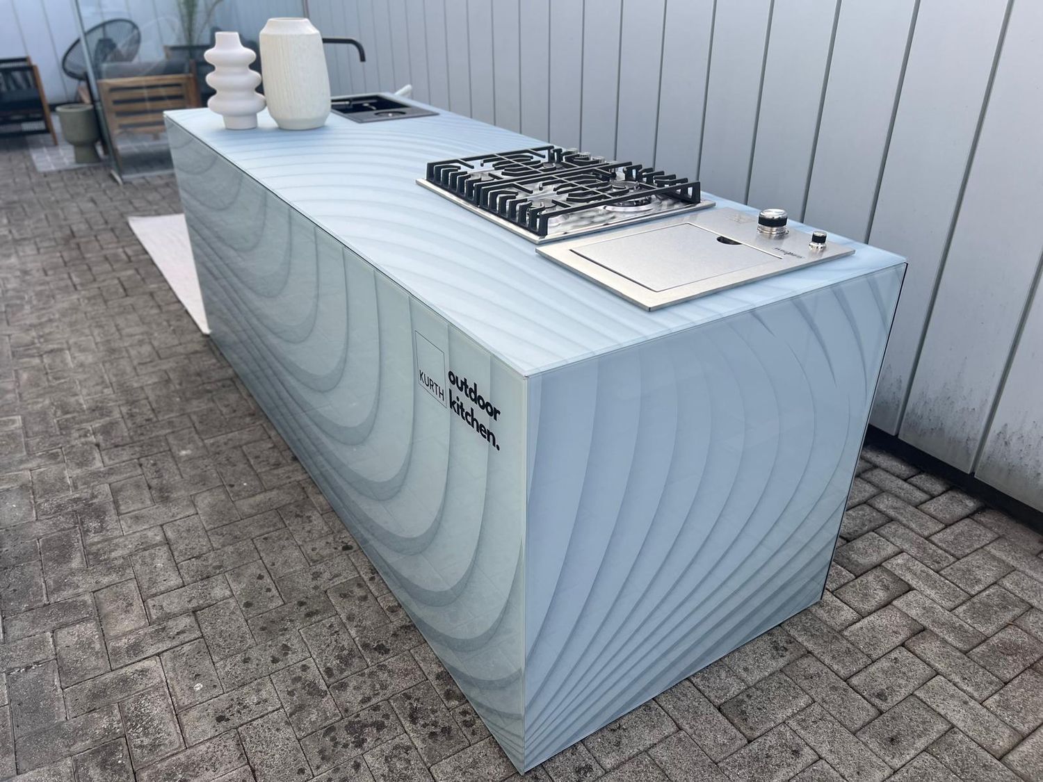 KURTH Outdoorkitchen | LARGE | L: 240 cm x B: 90 cm x H: 93cm