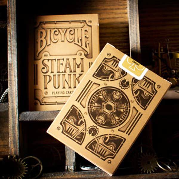 Bicycle steampunk gold sale