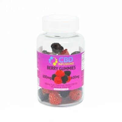 600mg Berry Gummies Hemp CBD