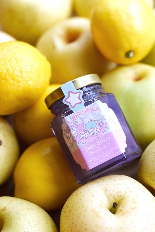 Jam Story x Sanrio - Pear Butterfly Pea Flower Jam 雪梨蝶豆花果醬  (100g)