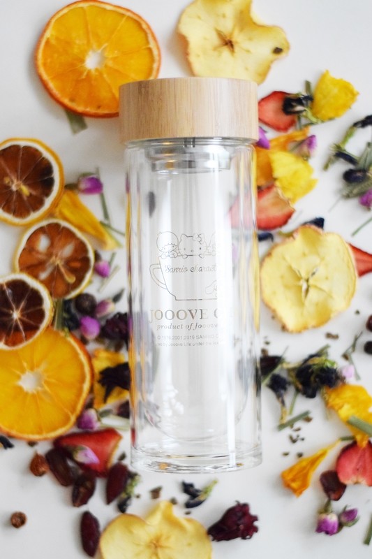 (SOLD OUT) Jooove Cha x Sanrio characters 雙層玻璃水樽 350ml （原價$248）