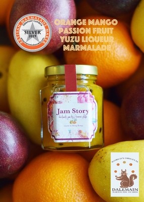 【2019 世界柑橘果醬大賽 - 銀獎果醬】香橙芒果熱情果柚子酒果醬 Orange Mango Passion Fruit Yuzu Liqueur Marmalade