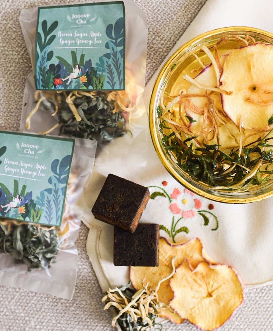 黑糖蘋果艾草薑茶 Brown Sugar Apple Yomogi Ginger Tea