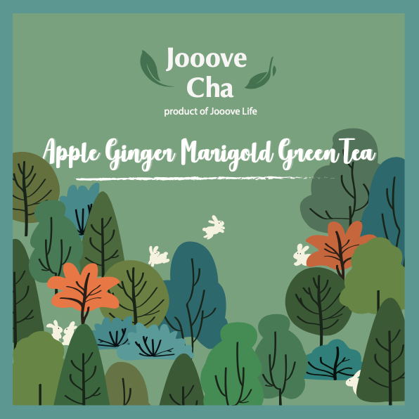 蘋果薑萬壽菊綠茶 （香港農產材料系列)