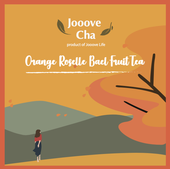 香橙洛神花木敦茶 （香港農產材料系列)